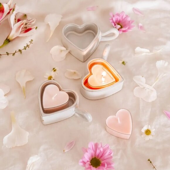 ($6) Heart & Glow Tealight Holder - Picture 6 of 7